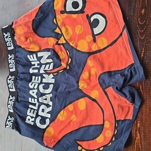 Lazy One "Release the Cracken" Octopus Cotton Woven Boxer L